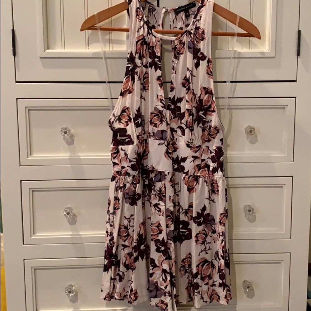 NWT kendall & kylie patterned romper